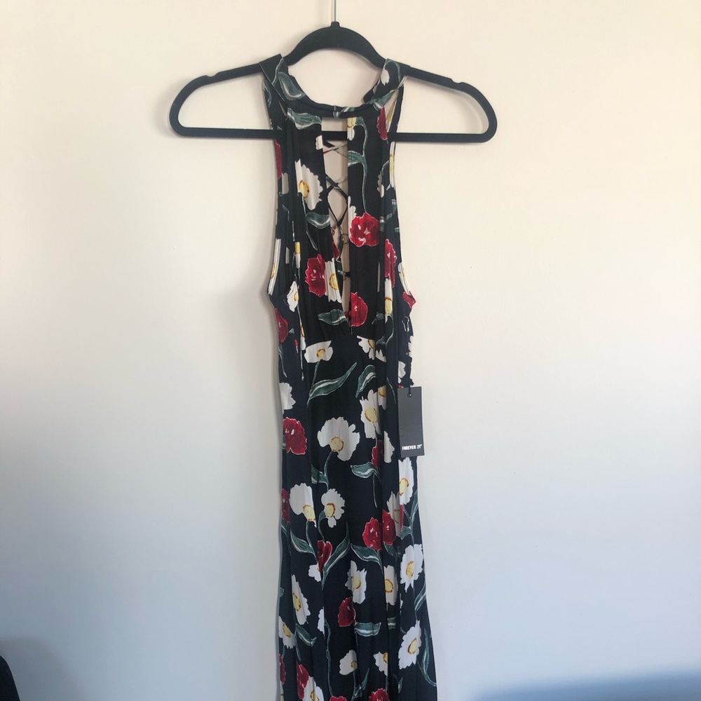 Maxi dress open front